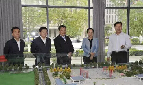 市長(zhǎng)陳青，副市長(zhǎng)王月成陪同省電力投資集團(tuán)公司總經(jīng)理李輝一行深入階州廣場(chǎng)視察