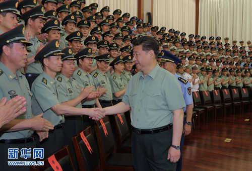 習(xí)近平在接見駐浙部隊(duì)領(lǐng)導(dǎo)干部時(shí)強(qiáng)調(diào)